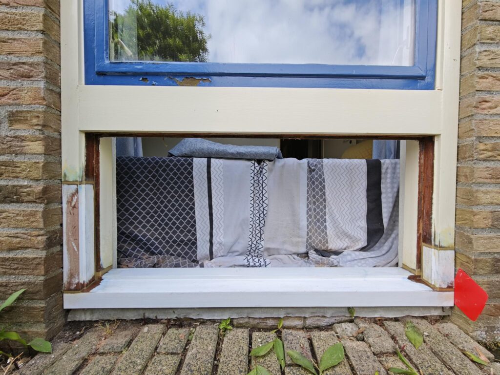 houtrot herstel kozijn